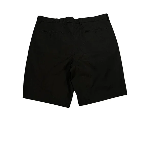 George Mens Black Flat Front Casual Shorts Size 36‎ - Picture 2 of 7